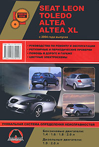 Seat Leon / Toledo / Altea / Altea XL с 2004 года выпуска. Руководство по ремонту и эксплуатации