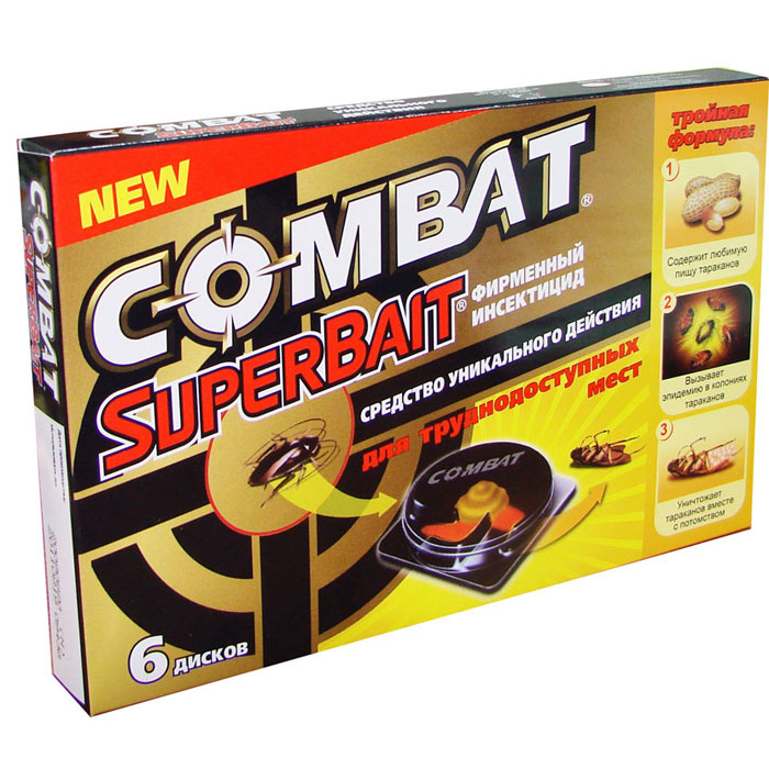 фото Henkel Ловушки для тараканов "Combat Super Bait", 6 шт