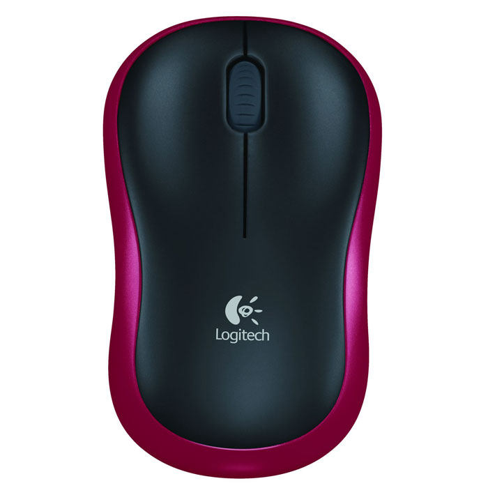 фото Мышь Logitech M185 Wireless Mouse, Red (910-002240)