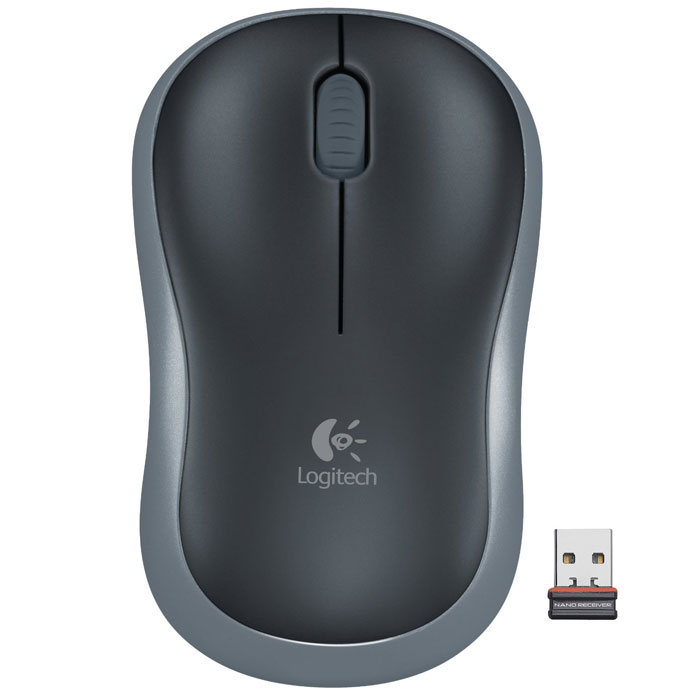 фото Мышь Logitech M185 Wireless Mouse, Swift Grey (910-002238)