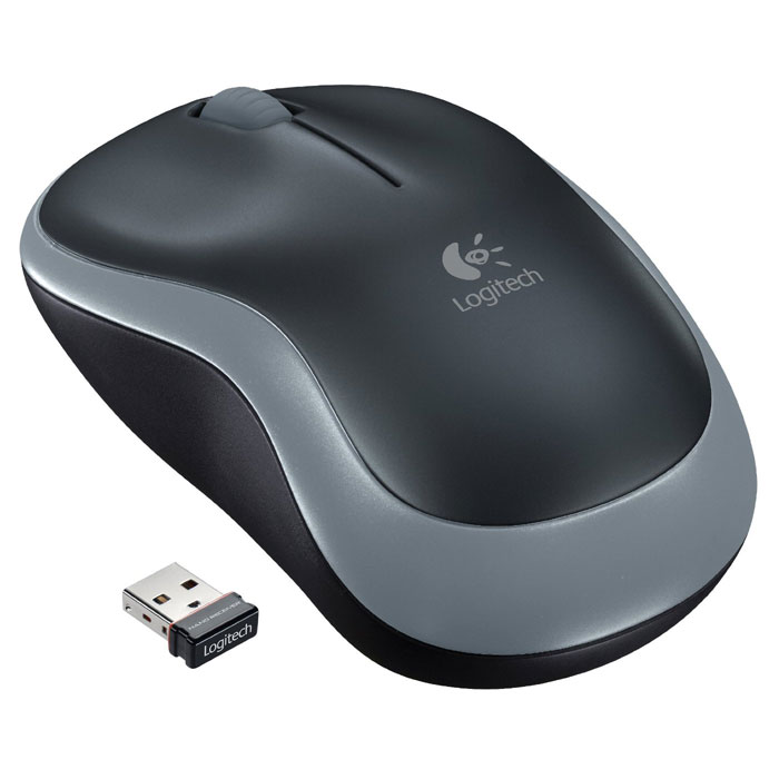 фото Мышь Logitech M185 Wireless Mouse, Swift Grey (910-002238)