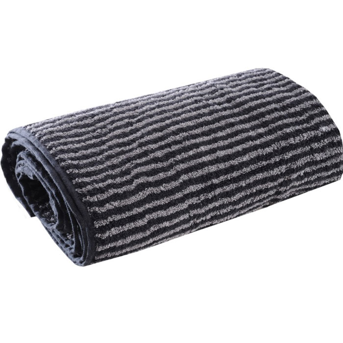 фото Полотенце махровое "Ilta (Илта)", цвет: черный, серый, 50 см х 100 см Тонтту тутто