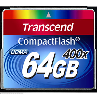 фото Transcend Compact Flash 400X 64GB карта памяти