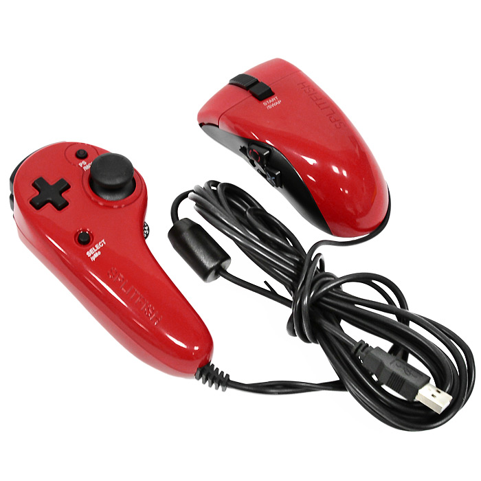 Проводной игровой контроллер с мышью Frag FX Piranha для PS3 (красный)