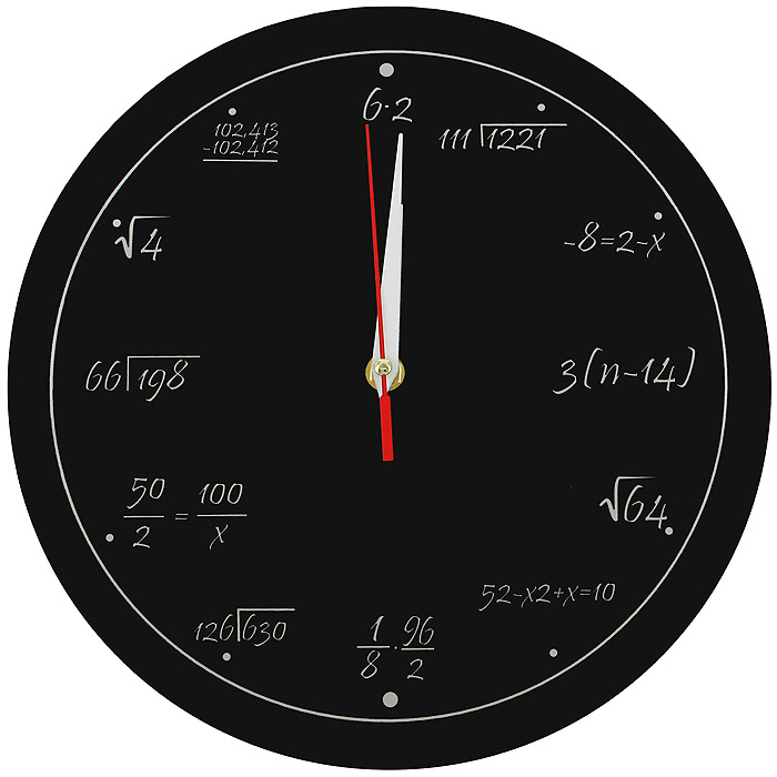 фото Настенные античасы "Забавная математика". 92671 Эврика