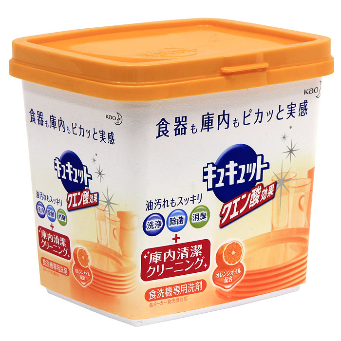 фото Порошок для посудомоечной машины KAO "Citric Acid Effect", аромат апельсина, 680 г Као