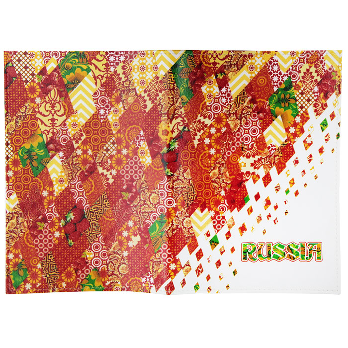 фото Обложка для паспорта Perfecto "Russia-Red". PS-GL-0021