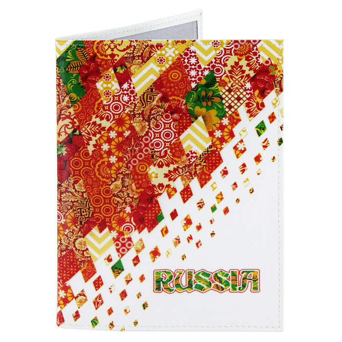 фото Обложка для паспорта Perfecto "Russia-Red". PS-GL-0021