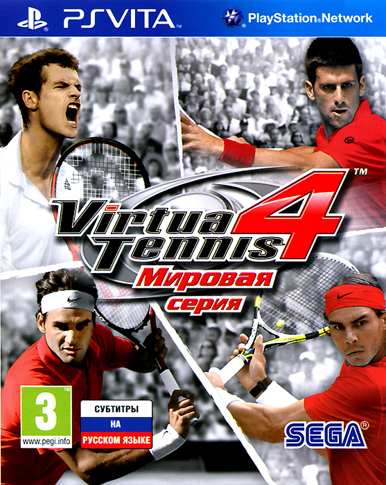 Игра Virtua Tennis 4: Мировая серия (PlayStation Vita, Русская версия)