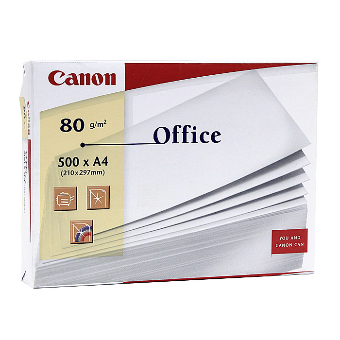 Характеристика офисной бумаги а4. Бумага для принтера а4 Canon Yellow Label. Бумага Canon Office (a4, 500л). Бумага а4 500 листов Кенон. Характеристики офисной бумаги а4.