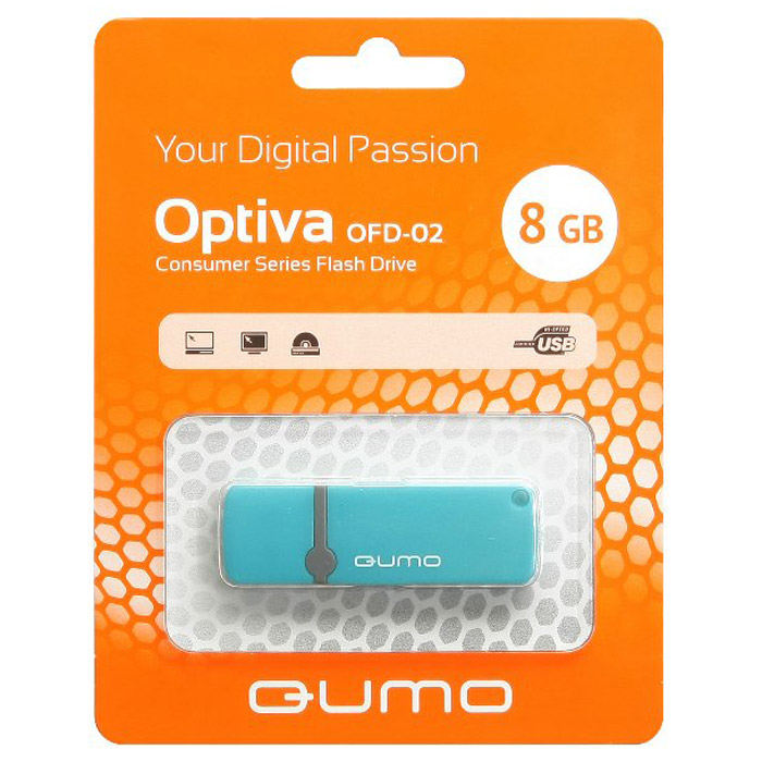 фото QUMO Optiva 02 8GB, Blue