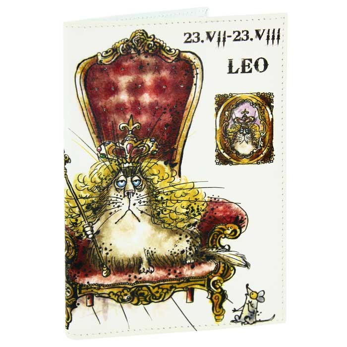 фото Обложка для паспорта Perfecto "Leo". PS-ZDCT-05