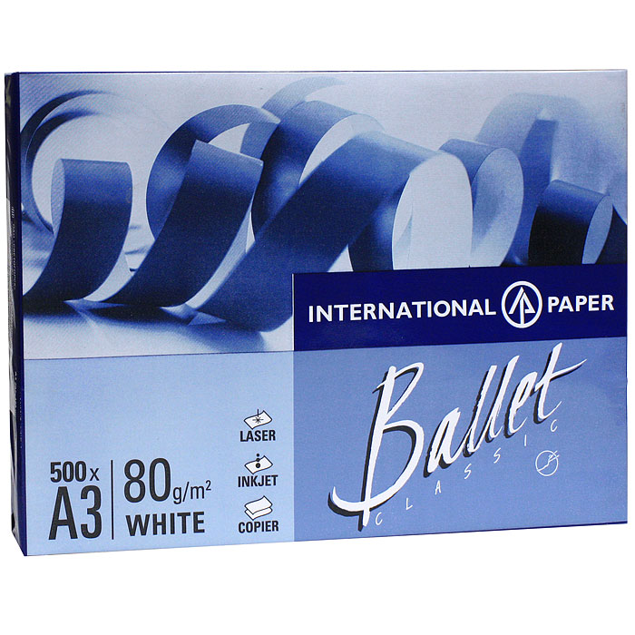 Бумага офисная Ballet Classic , 500 листов, А3 Бумага офисная Ballet Classic , 500 листов, А3