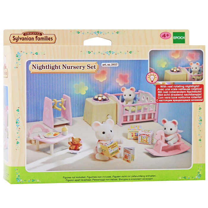 Sylvanian families розовая комната