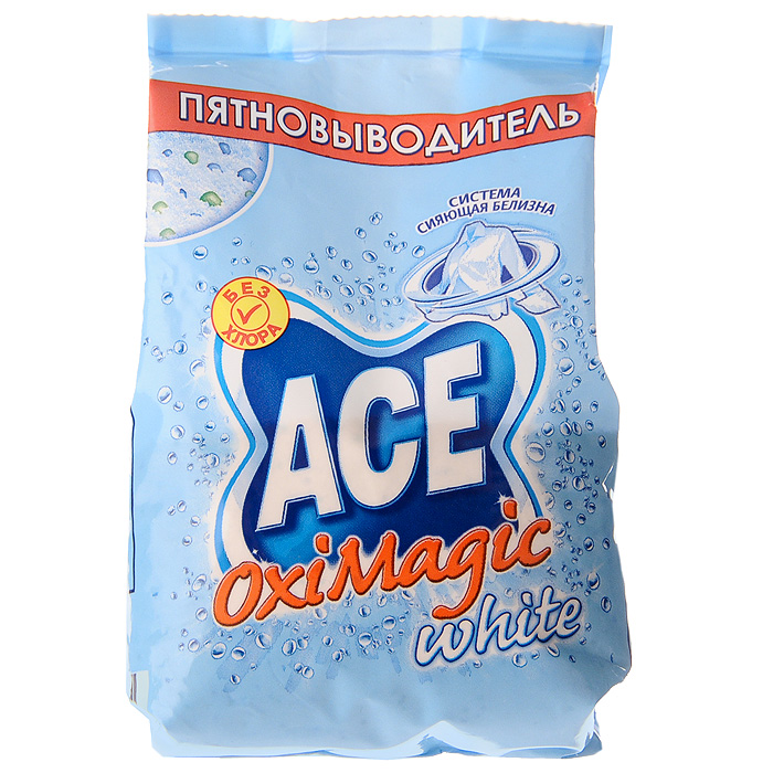 фото Пятновыводитель Ace "Oxi Magic White", 200 г