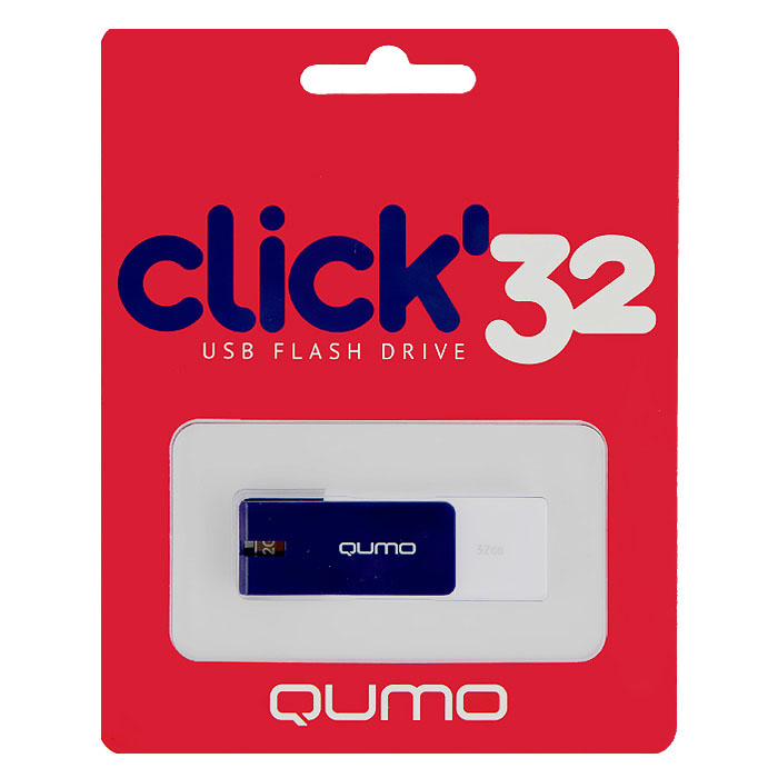 фото QUMO Click 32GB, Sapphire