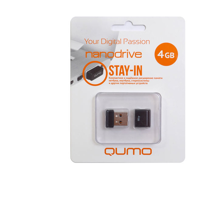 фото QUMO Nano 4GB, Black