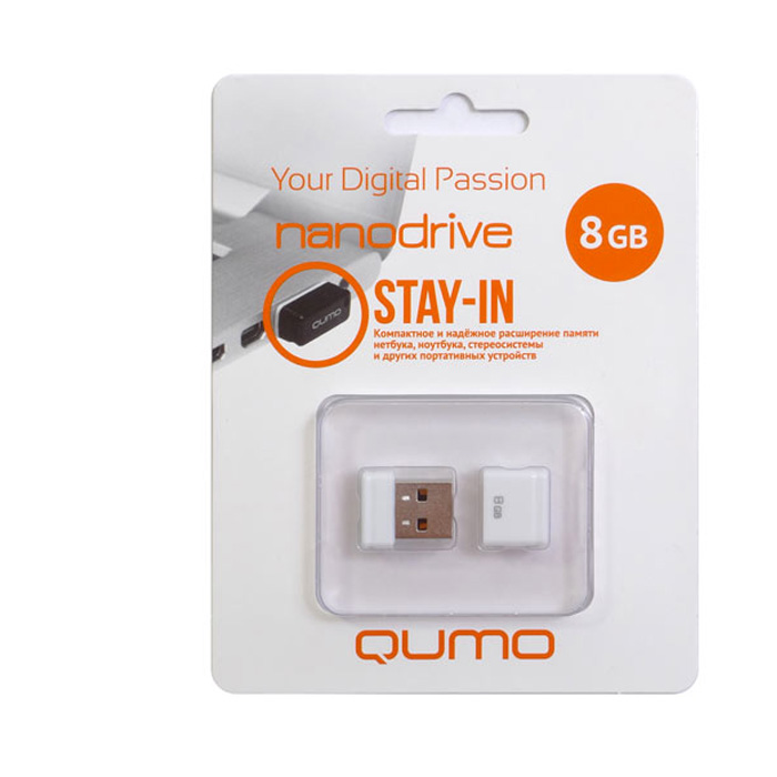 фото QUMO Nano 8GB, White