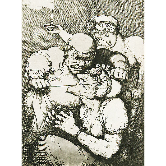 фото Английская бытовая карикатура второй половины XVIII века