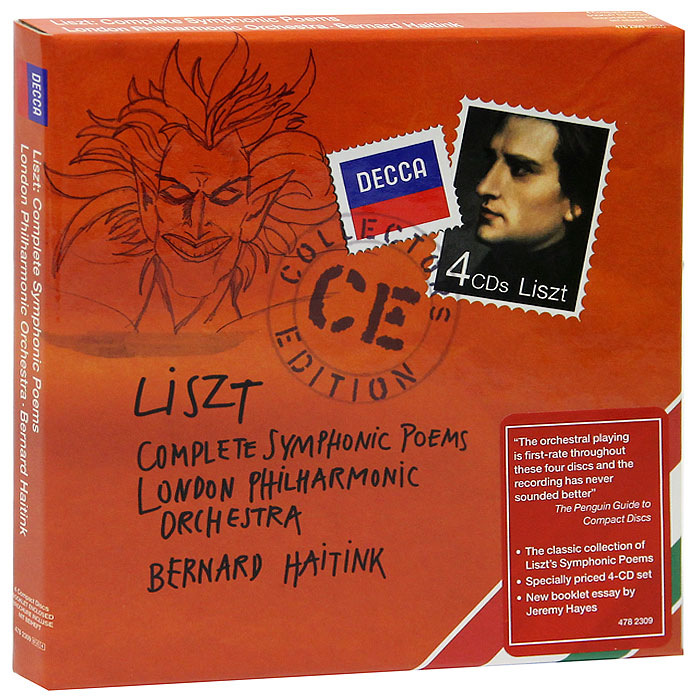 Бернард Хайтинк,London Philharmonic Orchestra Bernard Haitink, London Philharmonic Orchestra. Liszt. Complete Symphonic Poems (4 CD) Бернард Хайтинк,London Philharmonic Orchestra Bernard Haitink, London Philharmonic Orchestra. Liszt. Complete Symphonic Poems (4 CD)