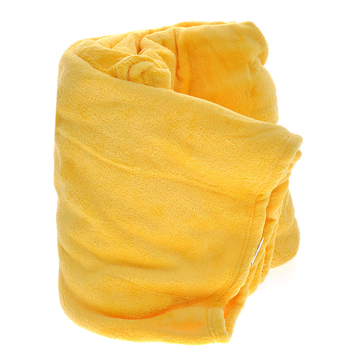фото Покрывало коралфлис "Guten Morgen", цвет: дыня (желтый), 220 см х 200 см Guten morgen / гутен морген