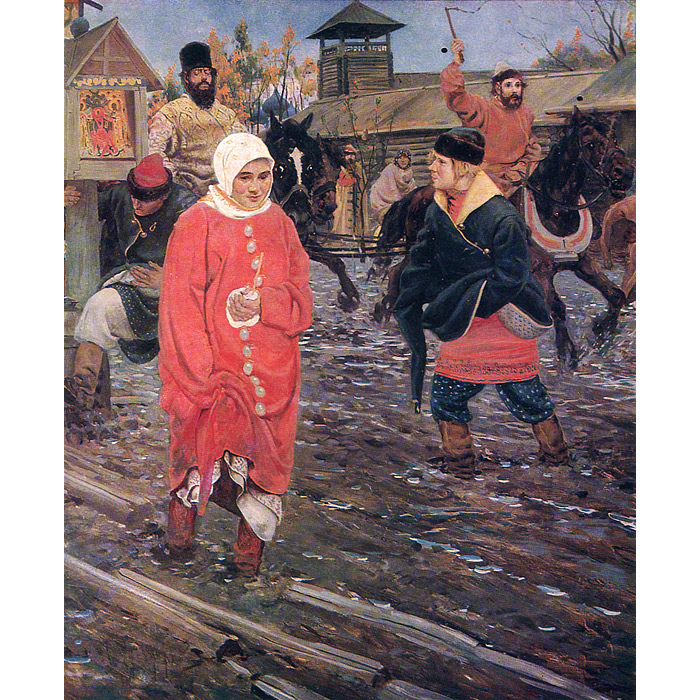 Репродукция картины рябушкина 1896