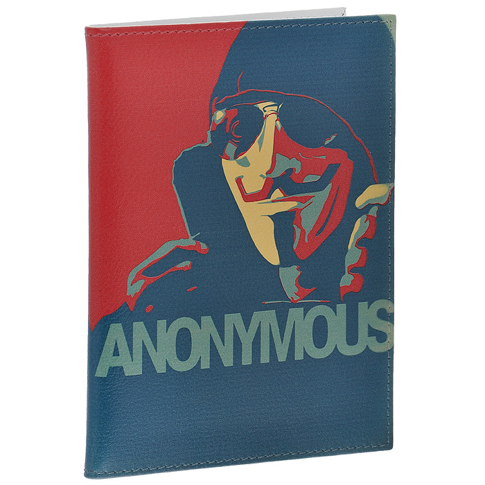 фото Обложка для паспорта Perfecto "Anonymous". PS-PR-0058