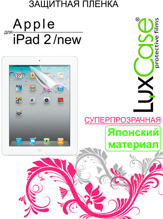 фото Luxcase защитная пленка для Apple iPad 2/3/4, суперпрозрачная