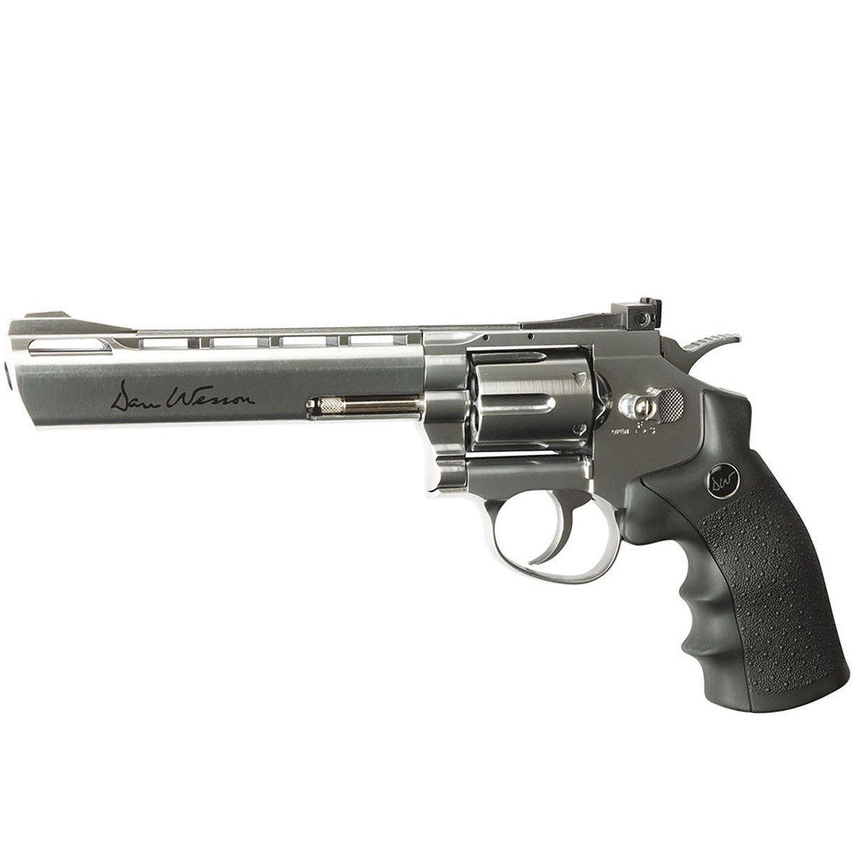 фото ASG "Dan Wesson 6inch" револьвер пневматический CO2, 4,5 мм, цвет: Silver (16559)