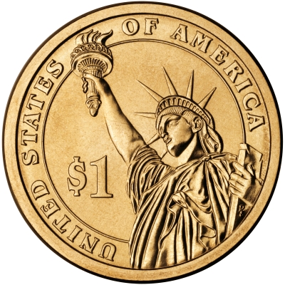 фото Монета номиналом 1 доллар "Президенты. Миллард Филлмор". США, 2010 год United states mint