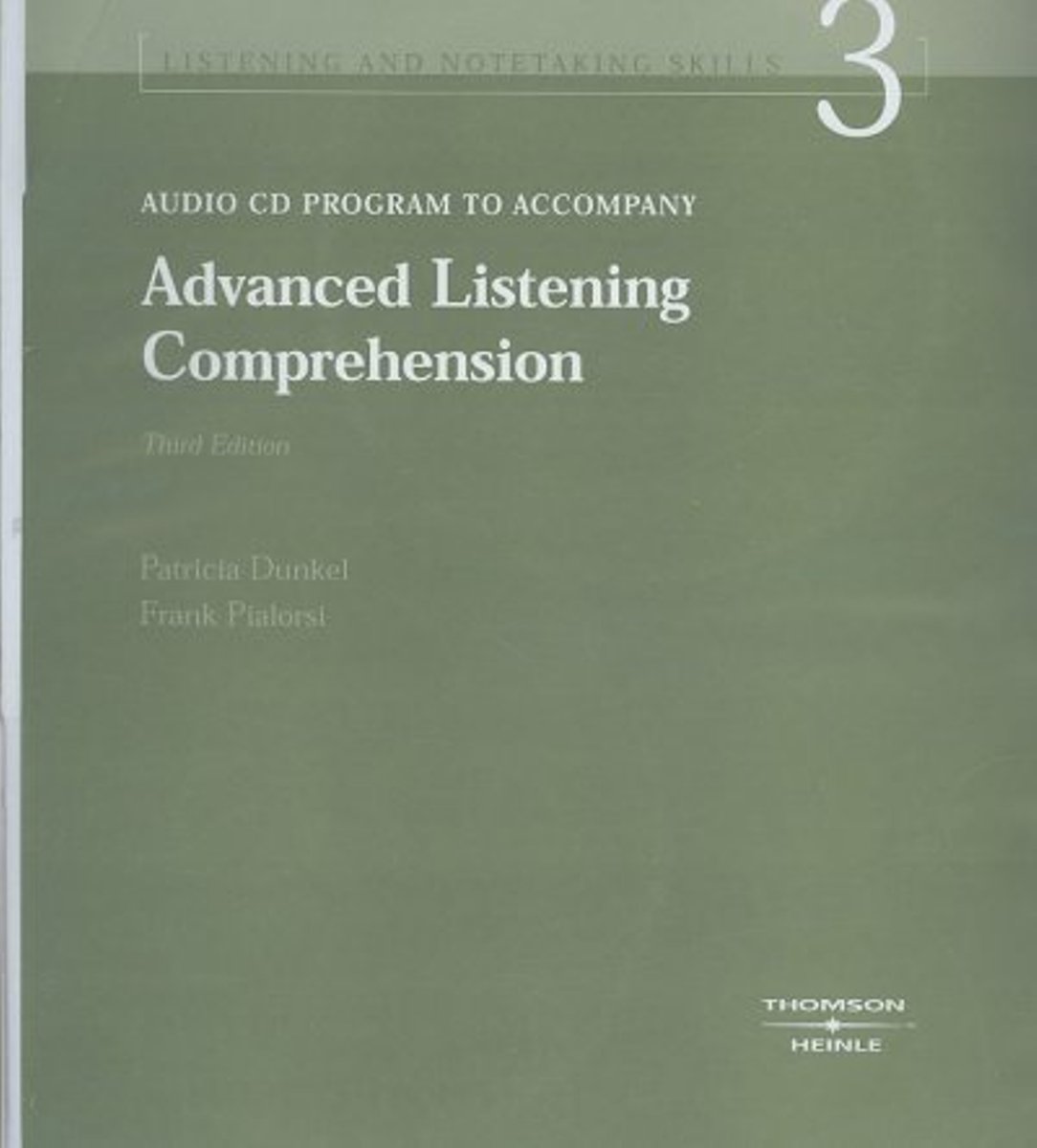 Advance listening. Listening Comprehension.