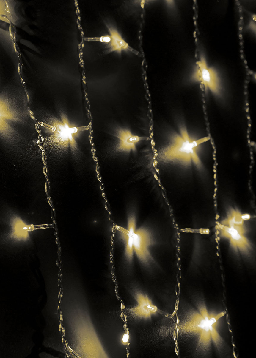 фото Светодиодный занавес Космос "Маленькие лампочки", 624 светодиода, цвет свечения: белый, 2,5 м х 1,2 м