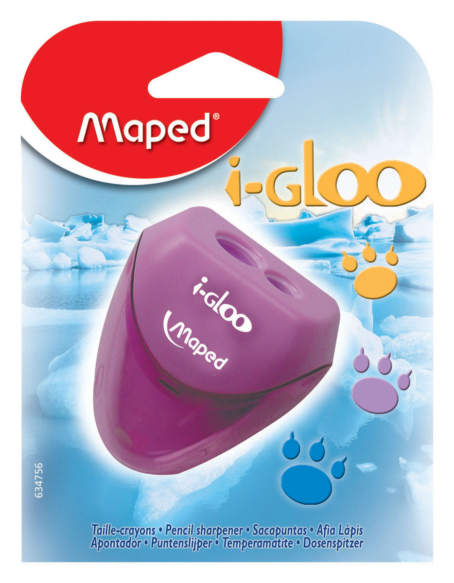 Точилка Maped "Igloo", 2 отверстия - купить с доставкой по выгодным ...