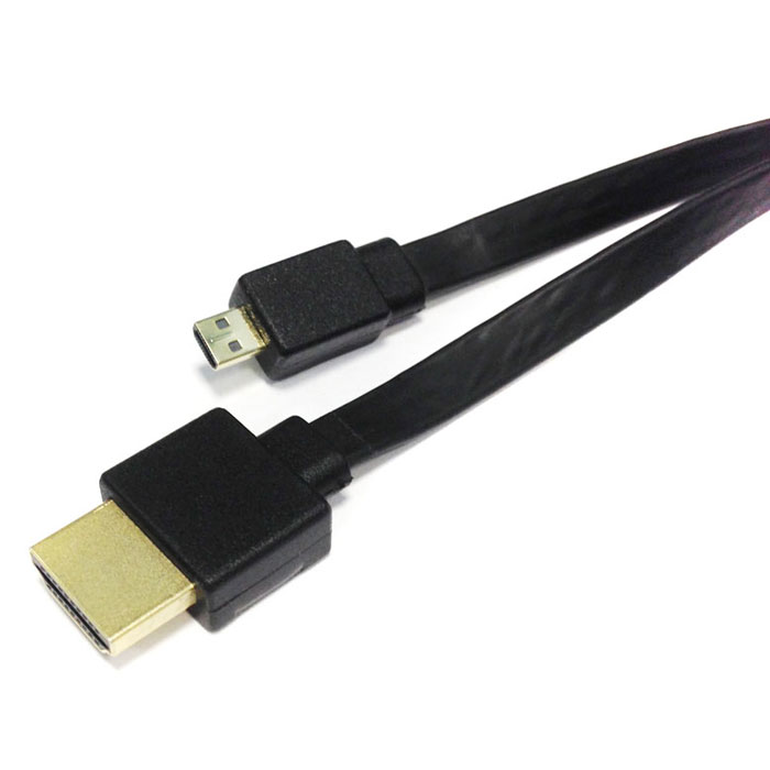 фото Кабель HDMI-microHDMI 1.4, Ultra-slim, PVC, 1м DVTech CB320