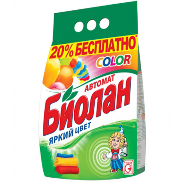 фото Стиральный порошок Биолан "Color", 1,2 кг