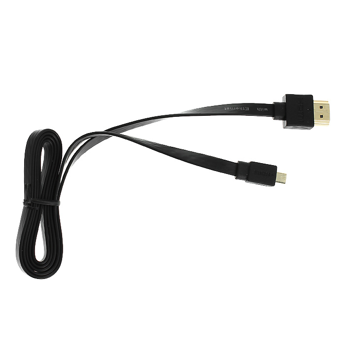 фото Кабель HDMI-microHDMI 1.4, Ultra-slim, PVC, 1м DVTech CB320