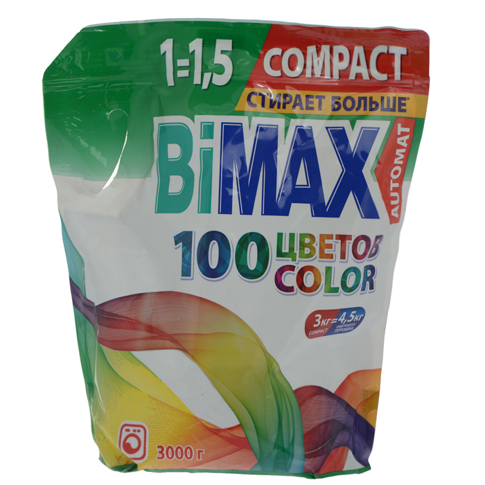 фото Стиральный порошок BiMax "Color", 3 кг. 523-1