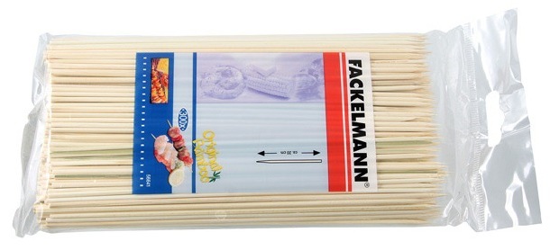 фото Палочки-шампуры "Fackelmann", бамбуковые, 18 см, 100 шт