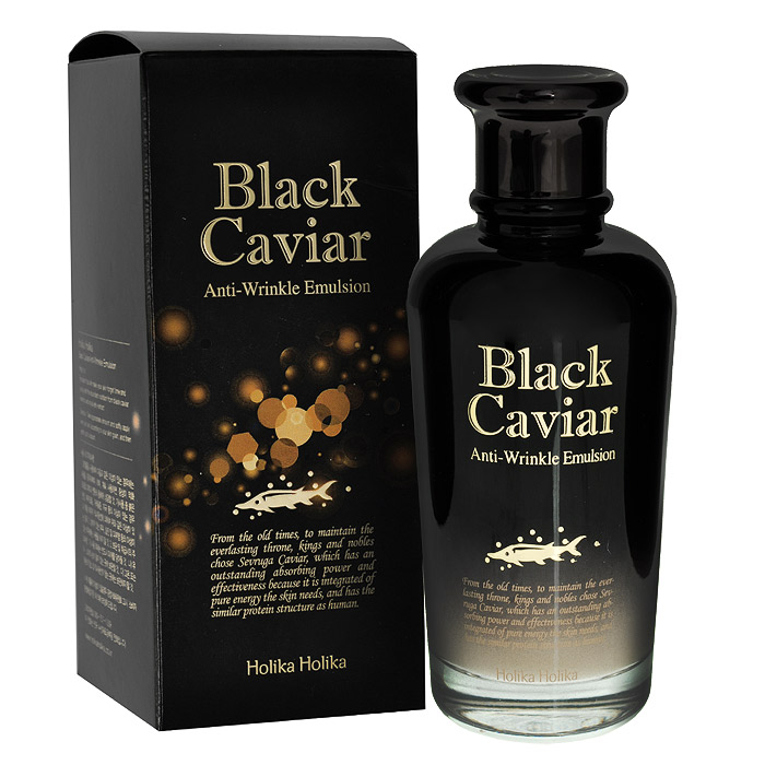 фото Holika Holika Питательная лифтинг-эмульсия "Black Caviar" для лица, 120 мл