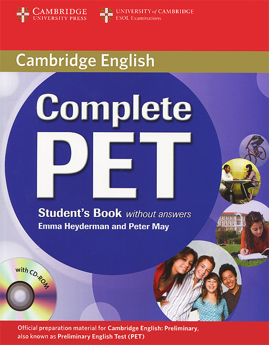 фото Complete PET: Student's Book without Answers (+ CD-ROM) Cambridge university press