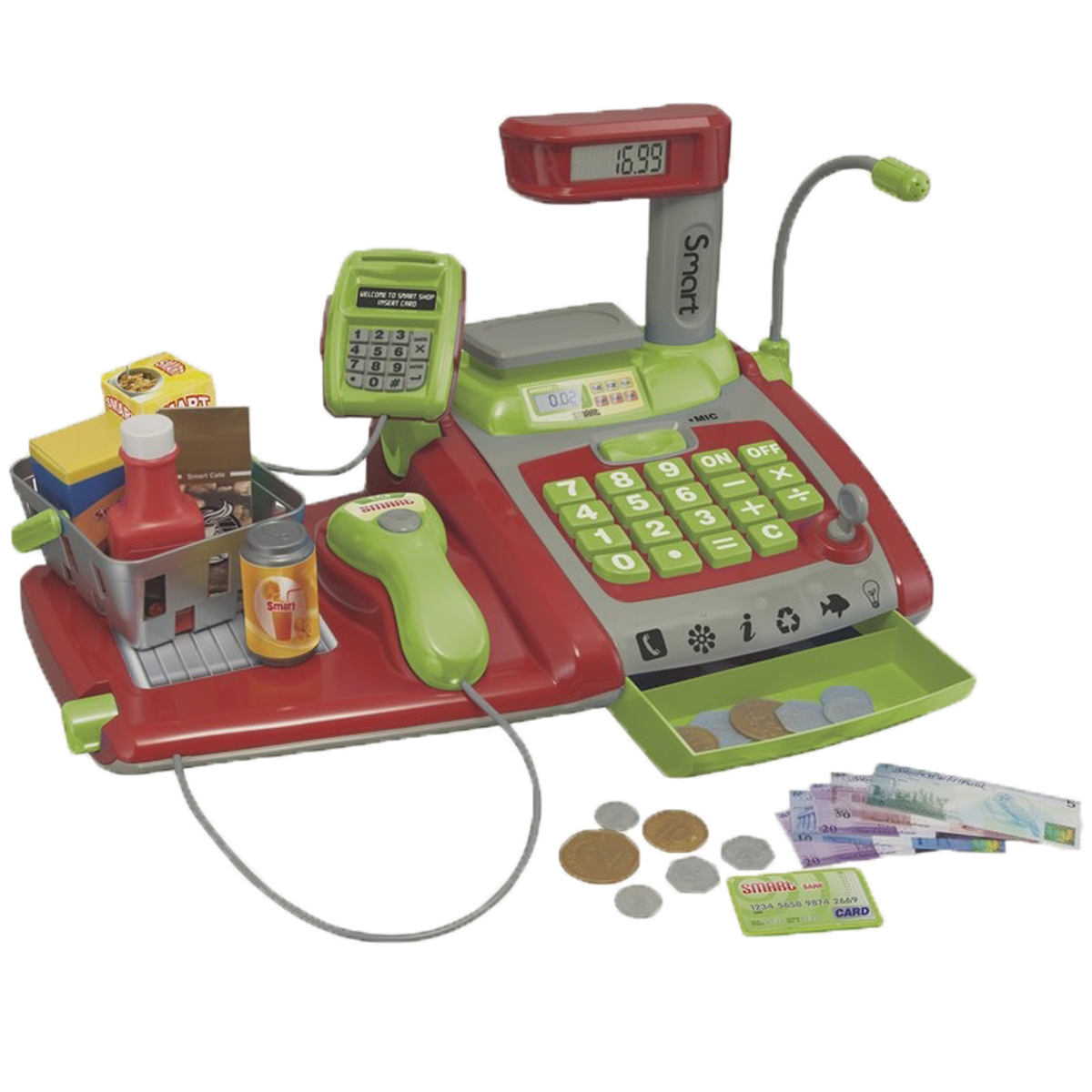Игровой набор HTI "Большая электронная касса Smart", с аксессуарами ...
