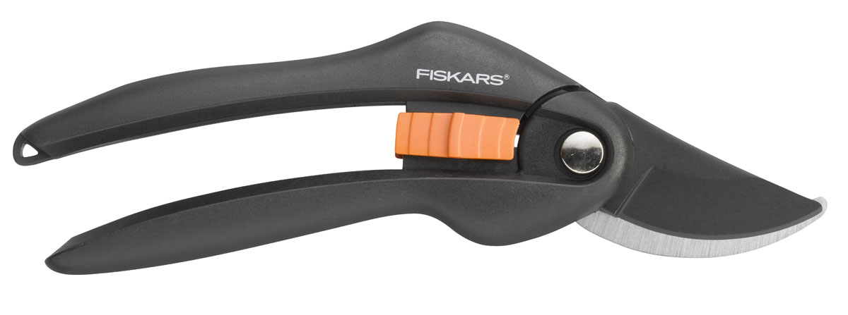 фото Секатор плоскостной для свежих ветвей Fiskars P26, рез 22 мм