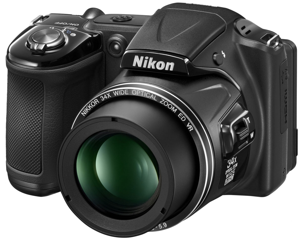 Nikon Компактный фотоаппарат Nikon CoolPix L830, черный