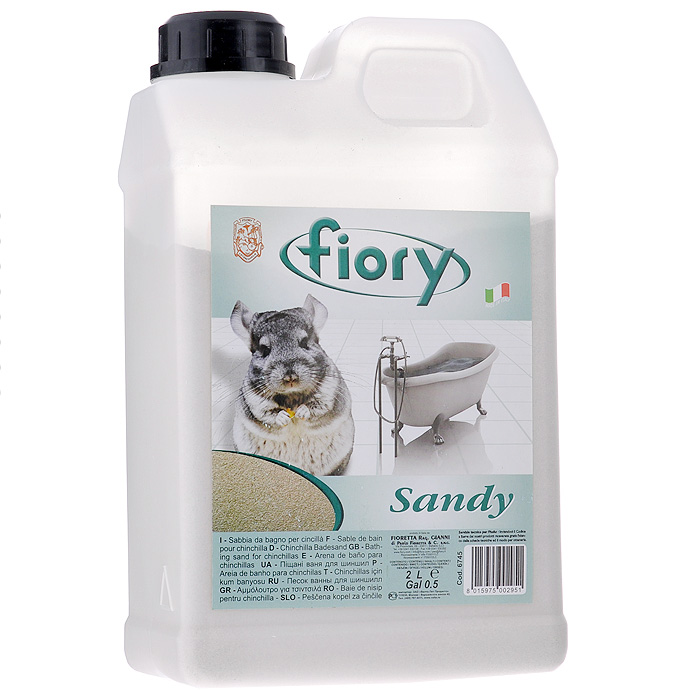 фото Песок для шиншилл Fiory "Sandy", 2 л