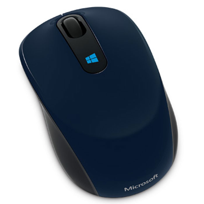 фото Мышь Microsoft Sculpt Mobile Mouse, Deep Blue беспроводная