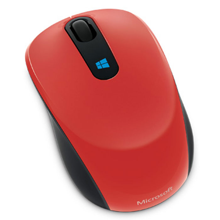 фото Мышь Microsoft Sculpt Mobile Mouse, Red беспроводная
