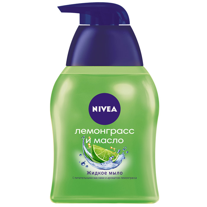 "Жидкое мыло Nivea ""Лемонграсс и масло"", 250 мл" — купить в интернет ...