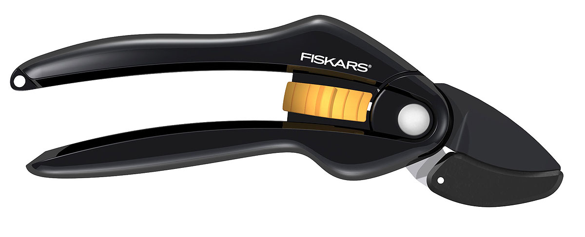 фото Секатор контактный Fiskars P25, для сухих ветвей, рез 22 мм