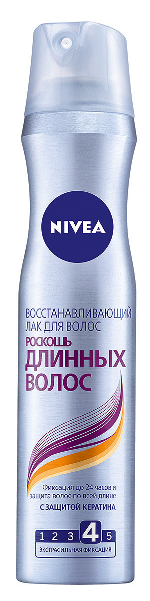 Лак для волос Nivea Hair Care "Роскошь длинных волос", экстрасильная ...
