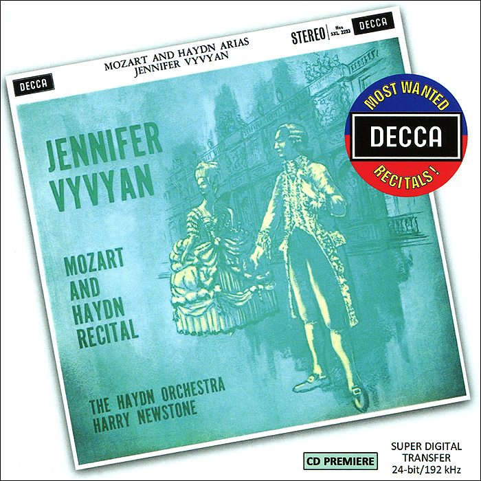 Дженифер Вивиан Jennifer Vyvyan. Mozart And Haydn Recital